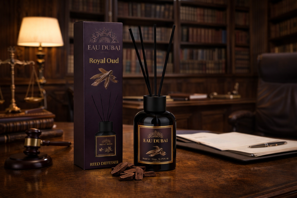 Odorizant de Camera cu betisoare , Eau Dubai Royal Oud, 110ml,