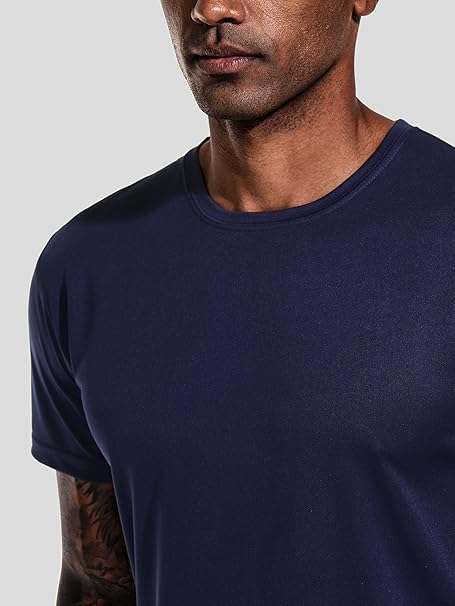 Set 3 tricouri – negru, bleumarin si verde militar – material respirabil, ideal pentru sala si purtare zilnica