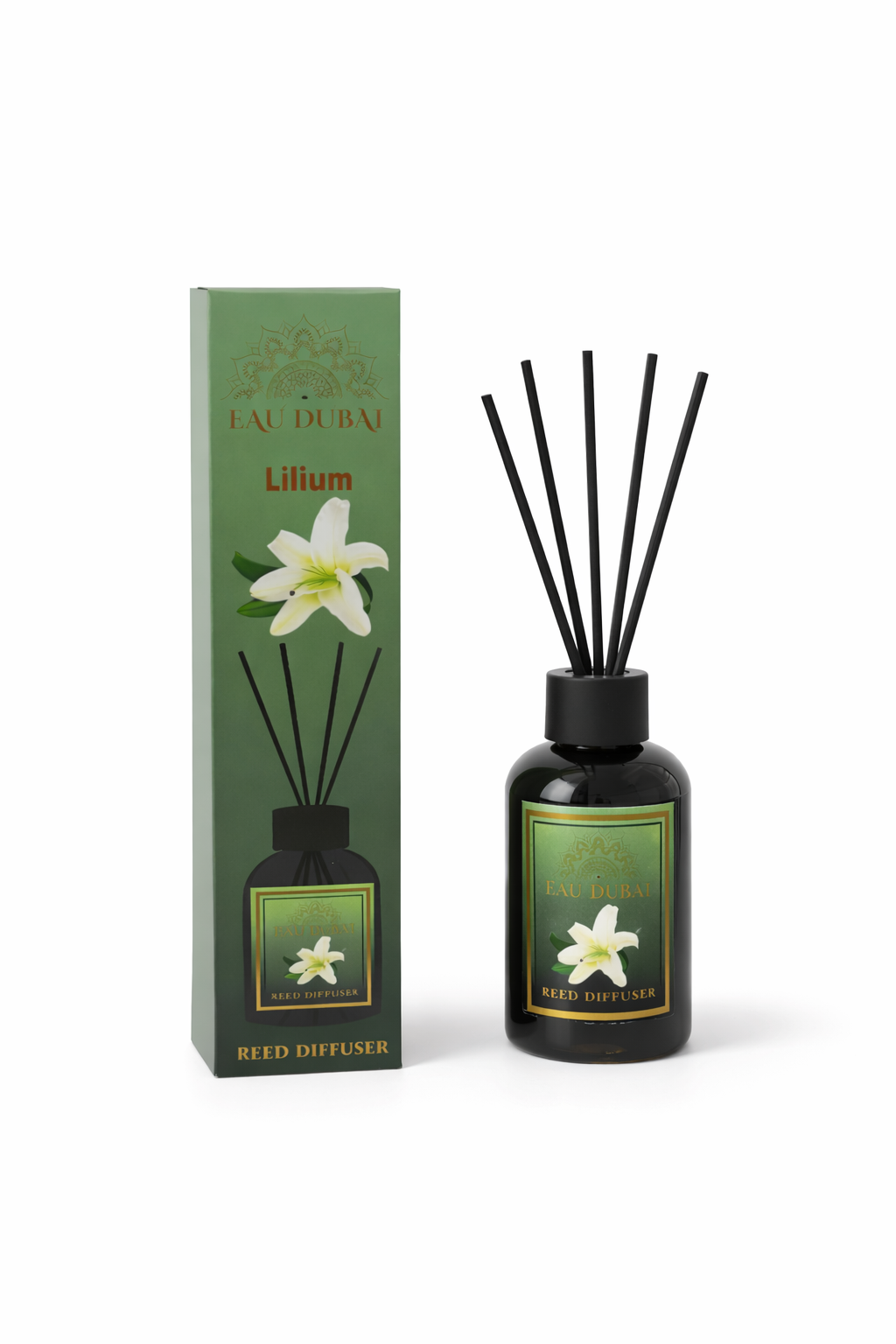 Odorizant de Camera cu betisoare , Eau Dubai Lilium, 110ml,