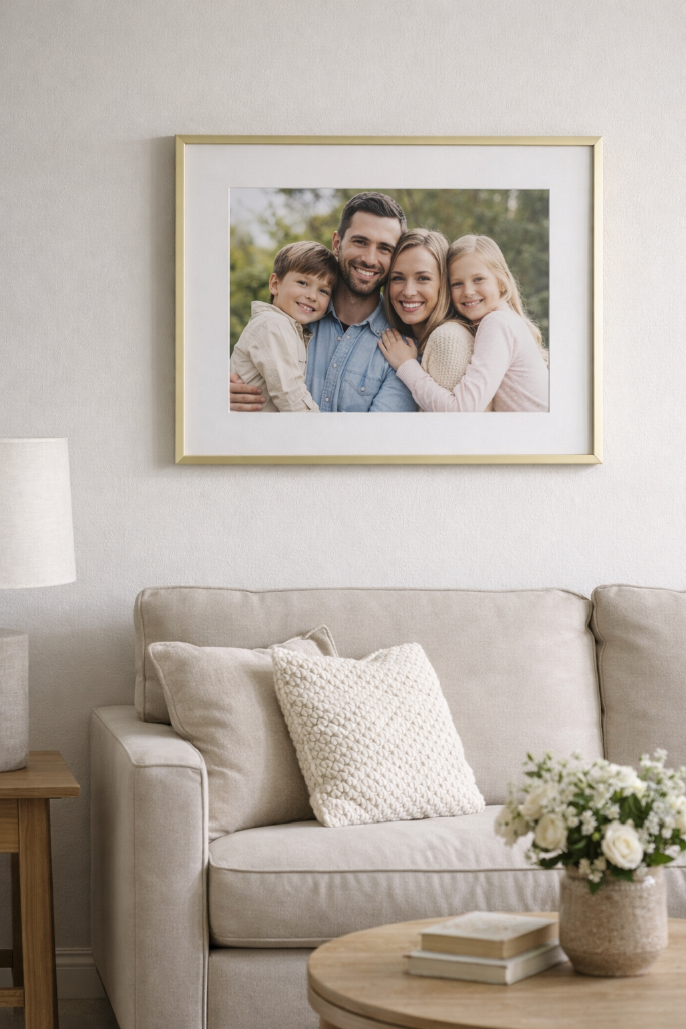 Rama Foto 30x40 cm cu Sticla – Design Elegant, Culoare  Satinat