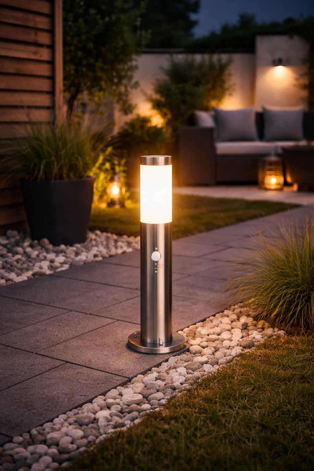 Eglo - Corp de iluminat exterior cu senzor 1xE27/15W/230V