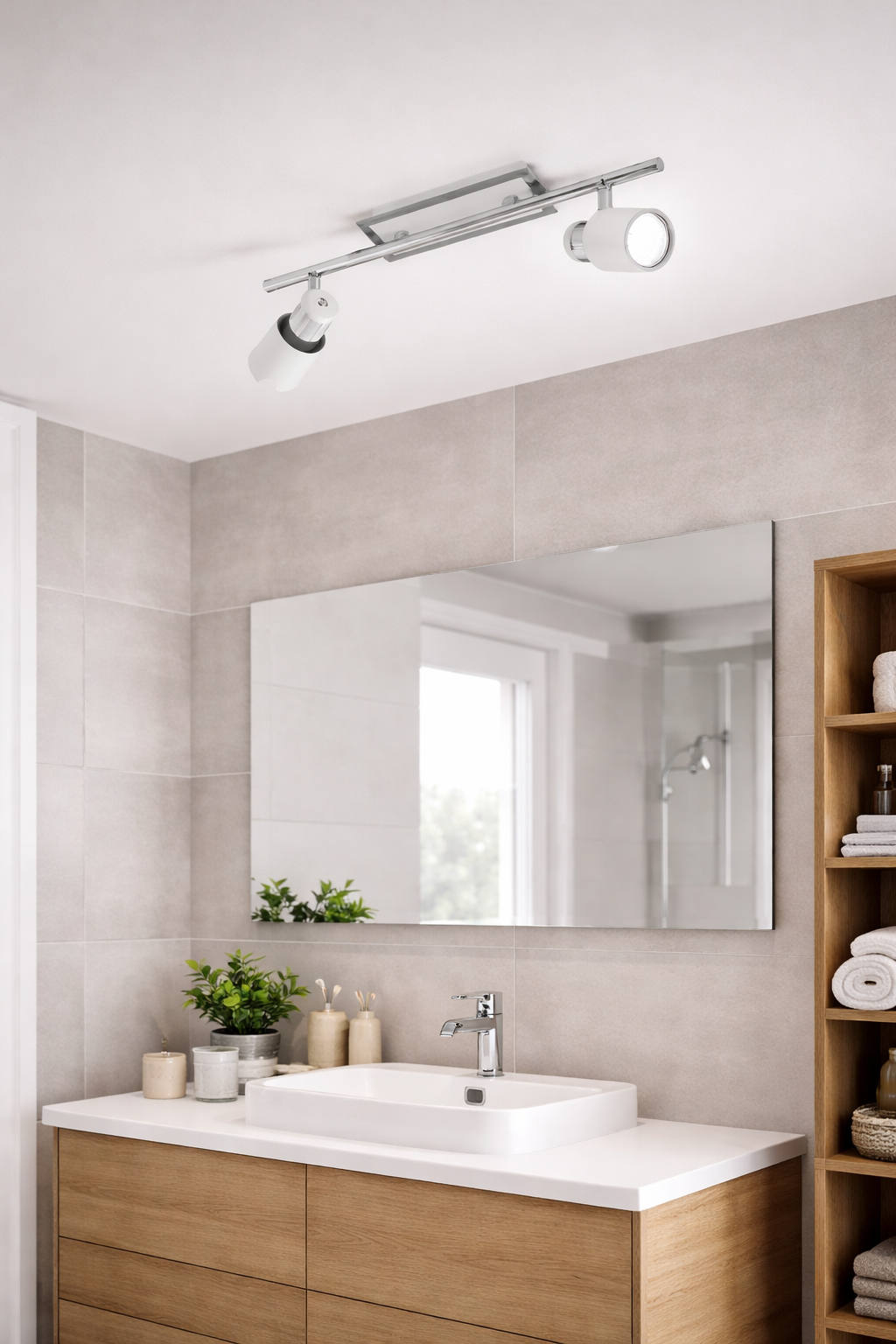 Spot lampă, Eglo, 92085, Davida, Gu10, 2x4.6W, Ip20