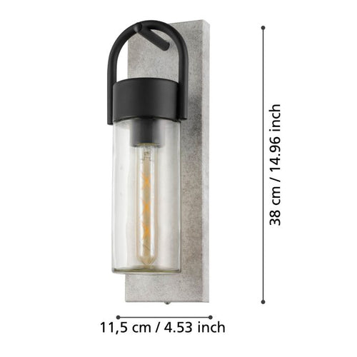 Aplica exterior EGLO – design modern, lumină ambientală elegantă