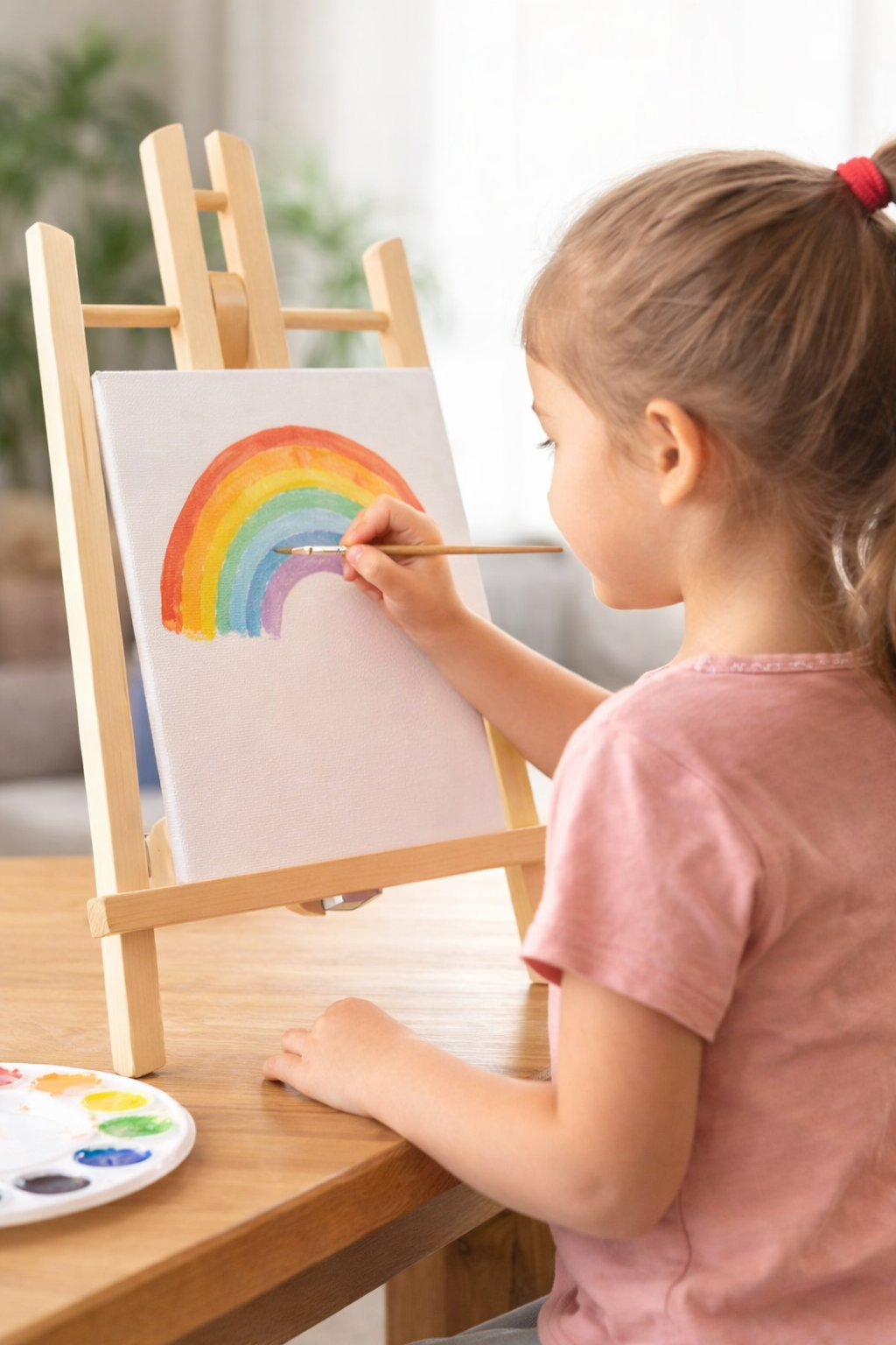Șevalet din Lemn pentru Masă – Set 2 Bucăți, 40x22 cm, Suport Pictură & Poze