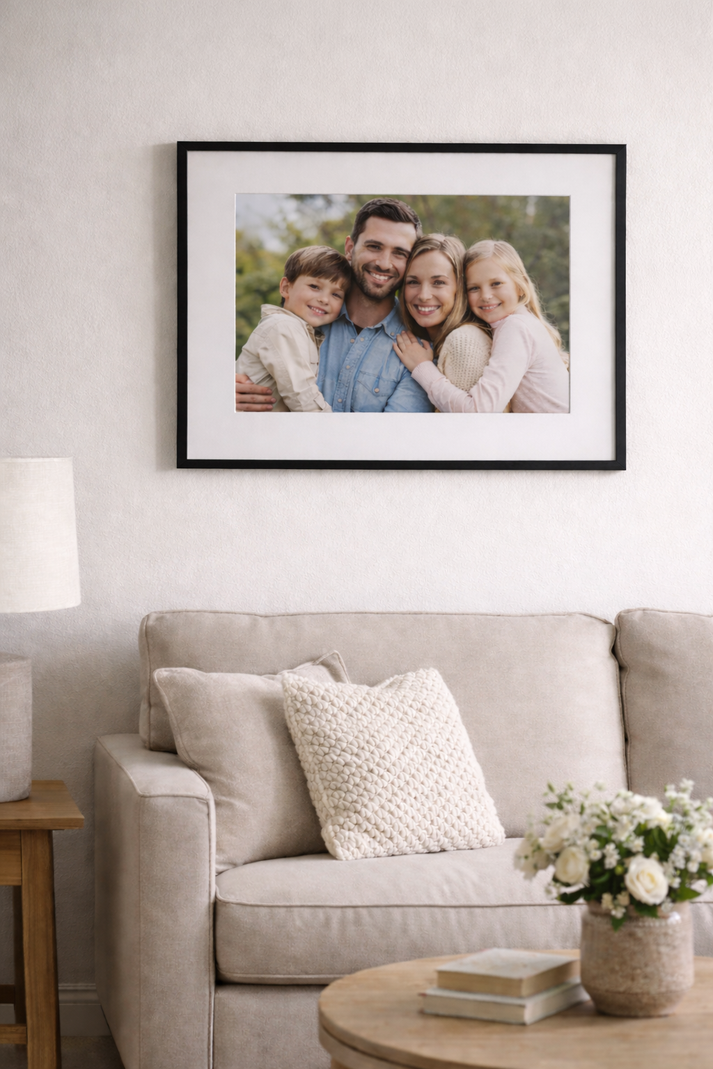 Rama Foto 30x40 cm cu Sticla – Design Elegant, Culoare  Satinat