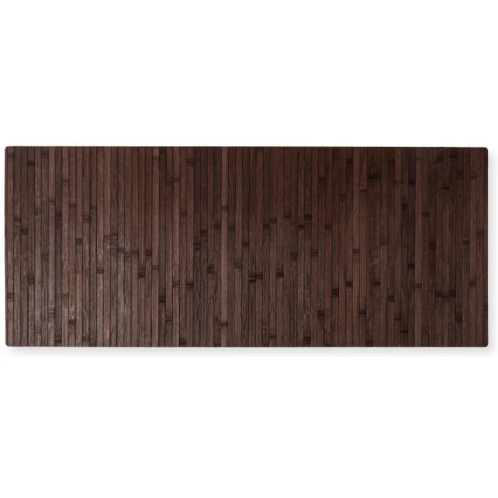 Covoras Intrare de Bambus Grunberg, Maro, 50 x 120 cm