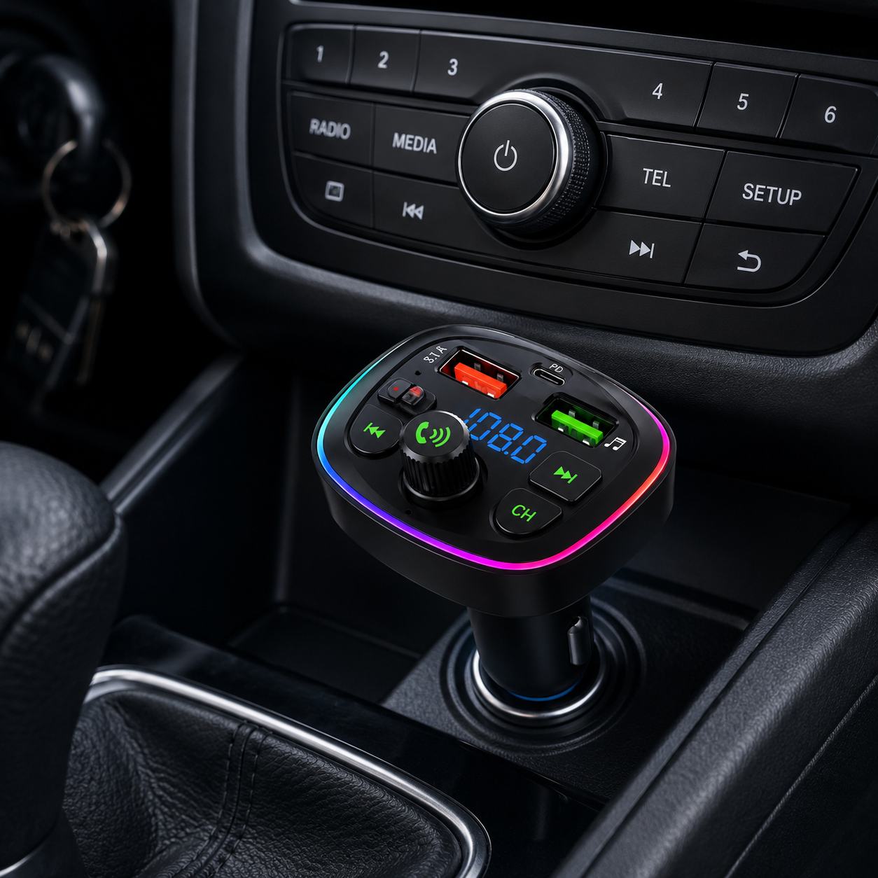 Modulator FM Bluetooth Q7 PD 20W