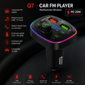Modulator FM Bluetooth Q7 PD 20W