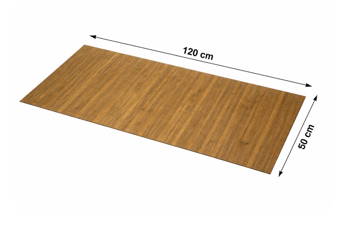 Covoraș de baie din bambus 50x120 – antiderapant, rezistent la umiditate, design natural