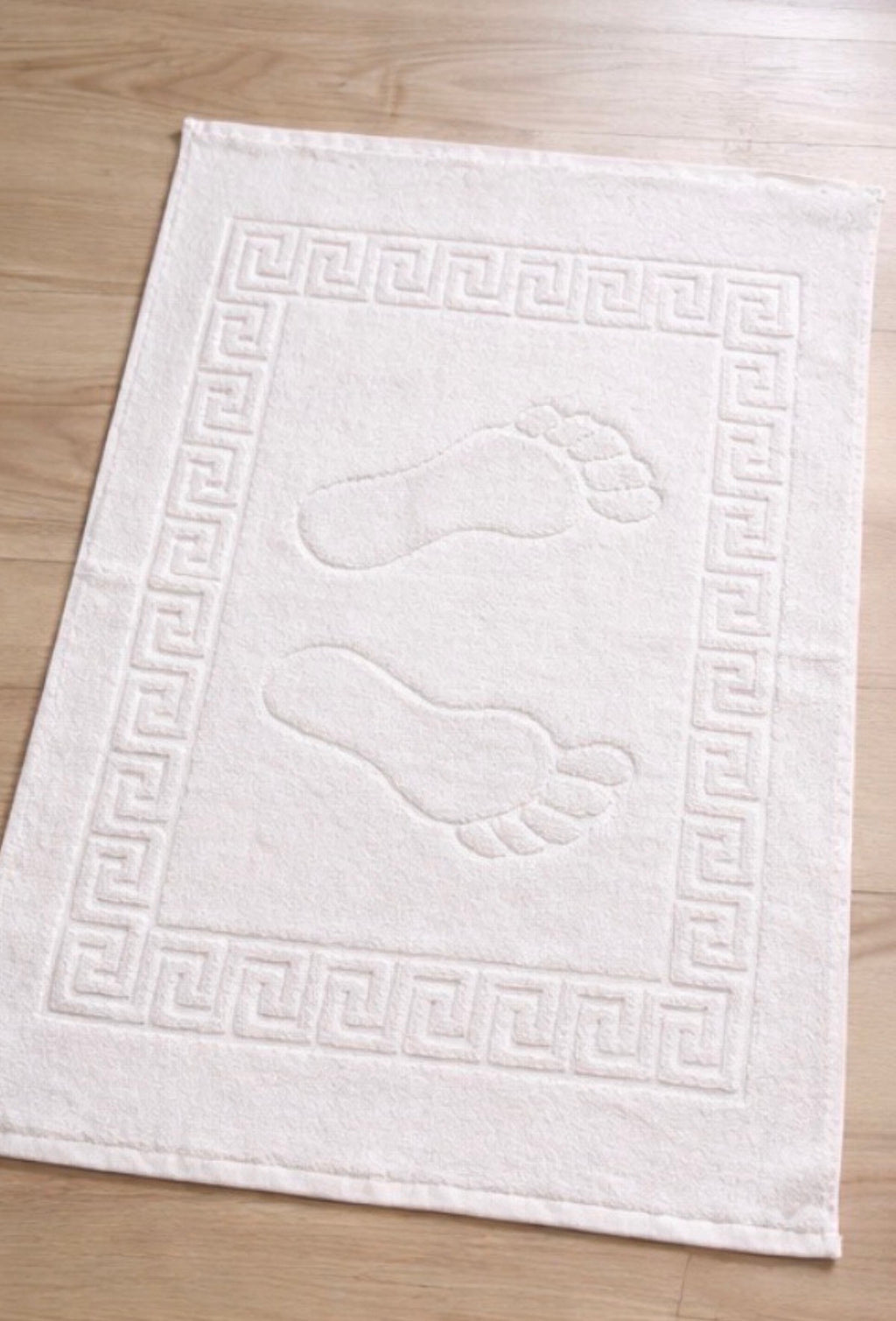 Covoraș de baie alb 50×70 cm, moale și absorbant – certificat OEKO-TEX