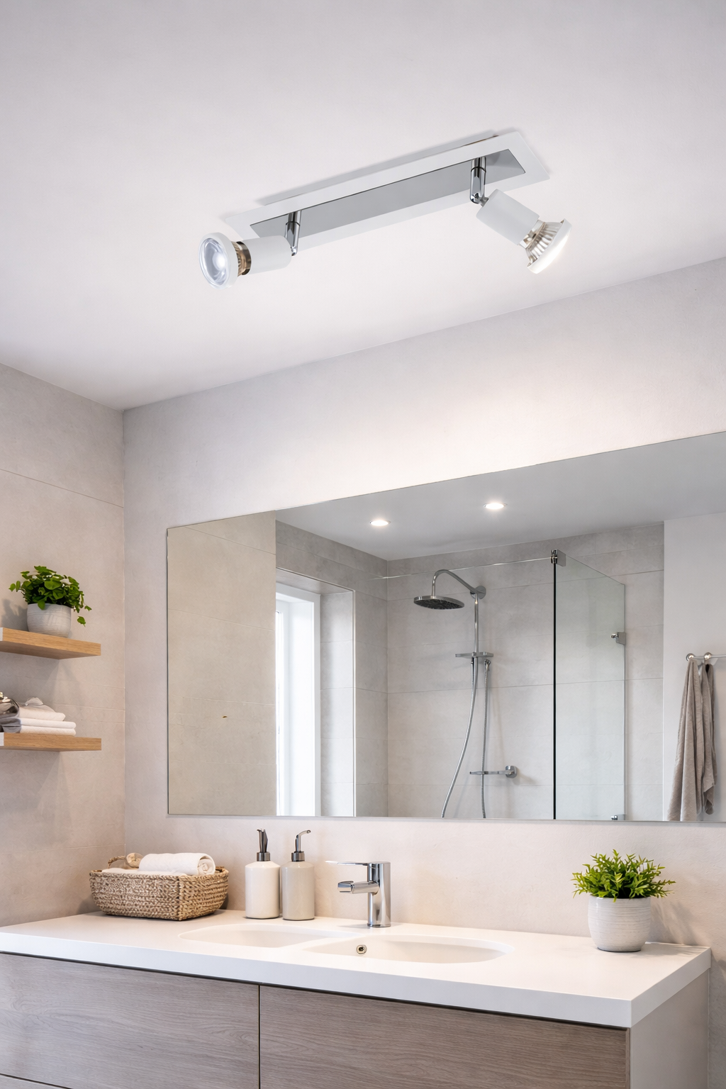 Spot lampă, Eglo, 94959, Sarria, Gu10, 2x4.5W, Ip20