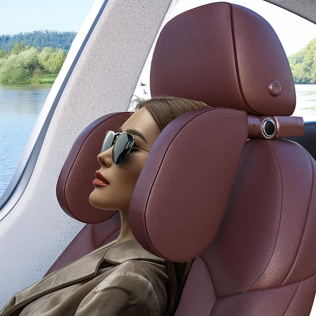 Suport de Gât Ergonomic uNIVERSAL  pentru Mașină, Pernă Tetieră Ajustabilă 180°