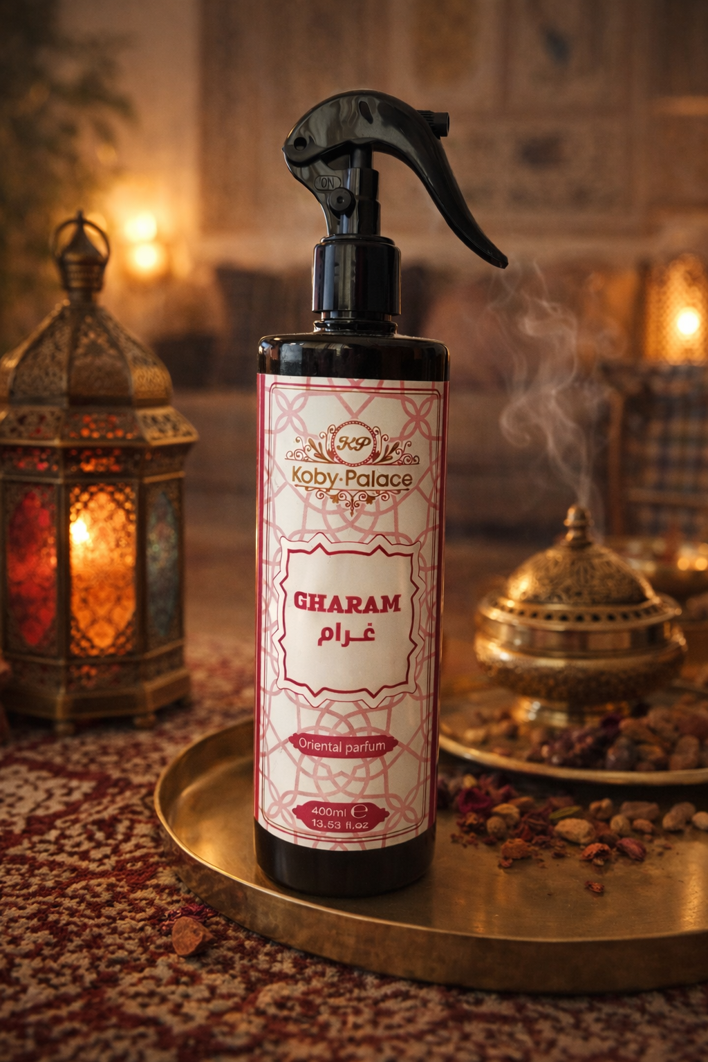 Parfum de camera GHARAM –Spray ambiental oriental, 400 ml