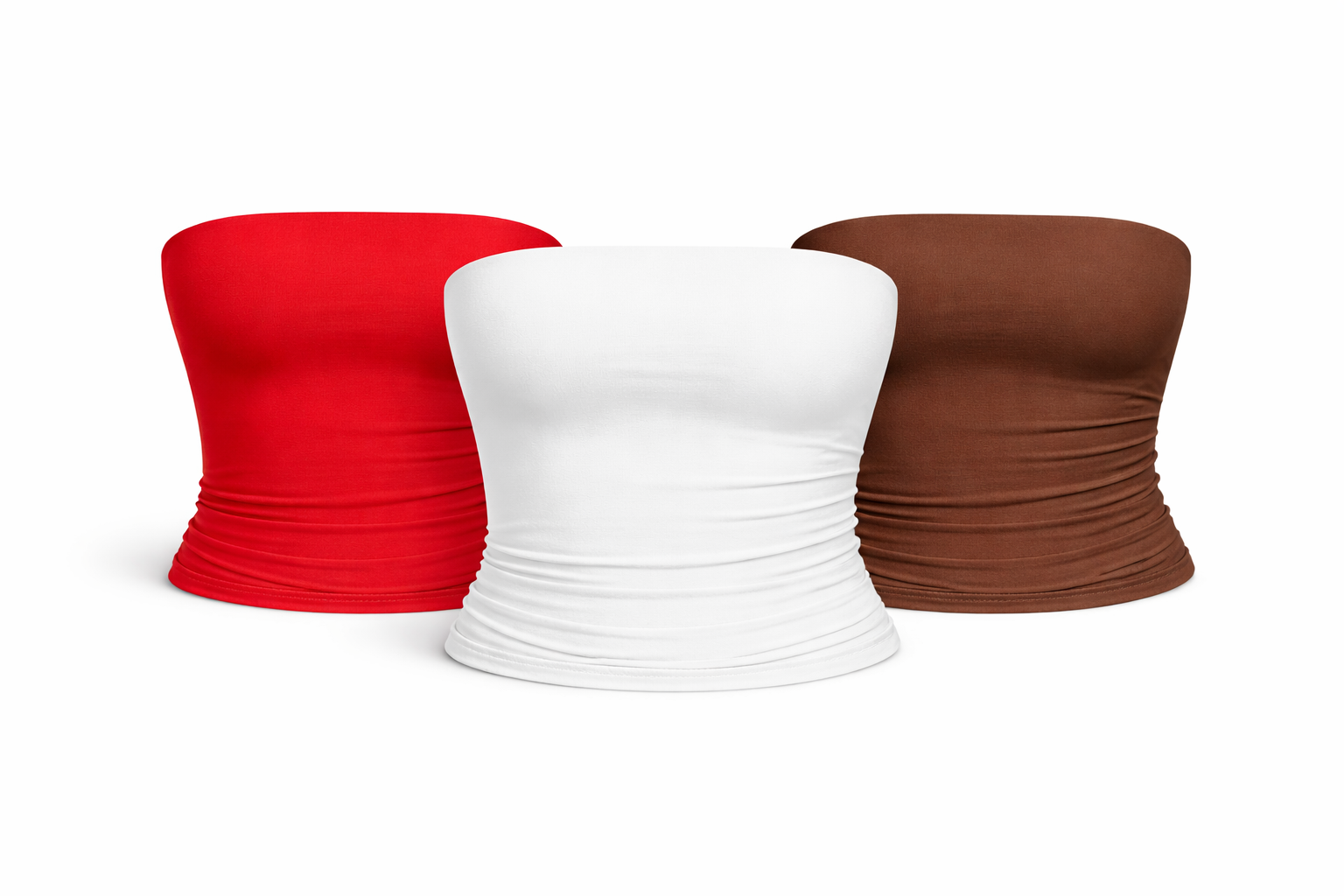 Top Damă Fără Bretele (Bandeau) – Mulat, Elastic, Confort Premium