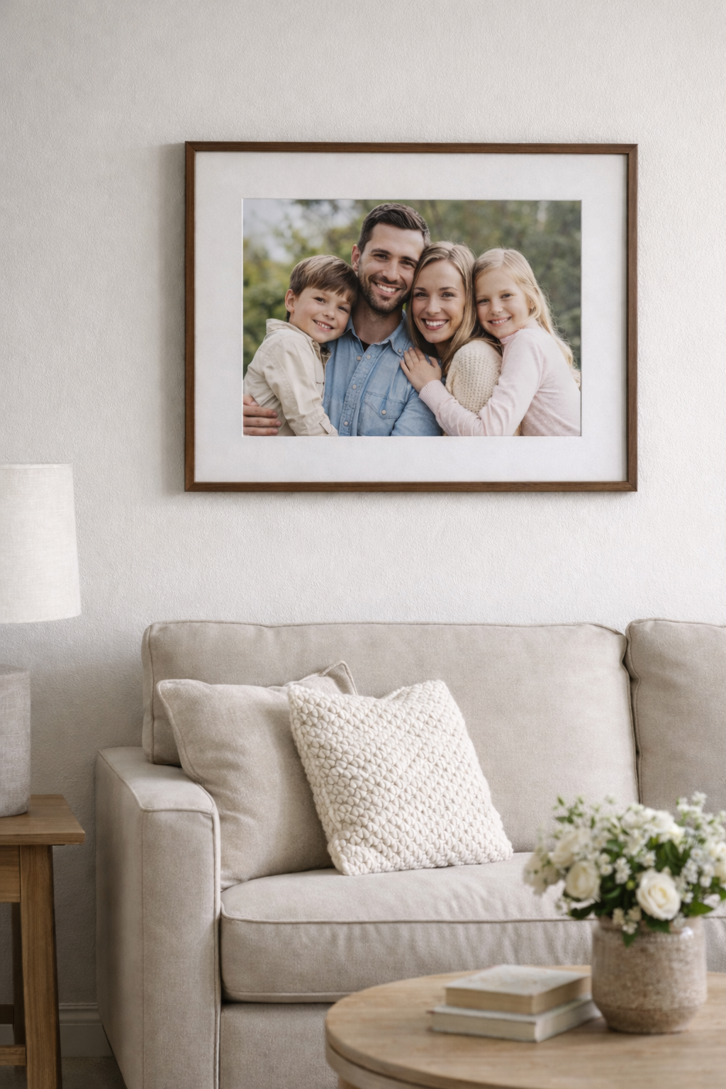 Rama Foto 30x40 cm cu Sticla – Design Elegant, Culoare  Satinat