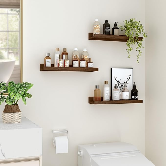 Set 2 Rafturi 40cm multicolor  pentru Living, Bucătărie, Baie, Birou – Suport 10kg