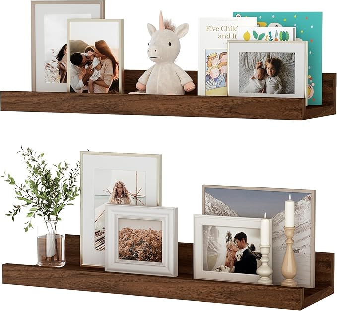 Set 2 Rafturi 40cm multicolor  pentru Living, Bucătărie, Baie, Birou – Suport 10kg