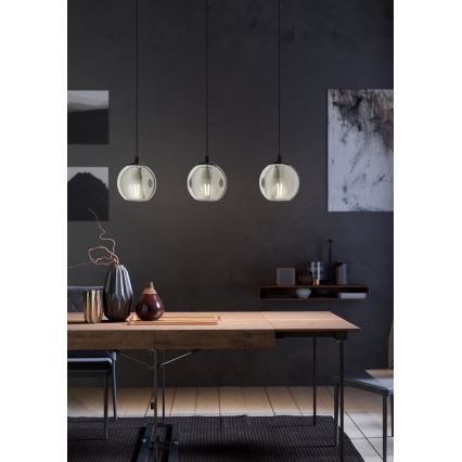 Lustra Interior Eglo Ariscani, trei surse de iluminat 3 x E27 max 40W