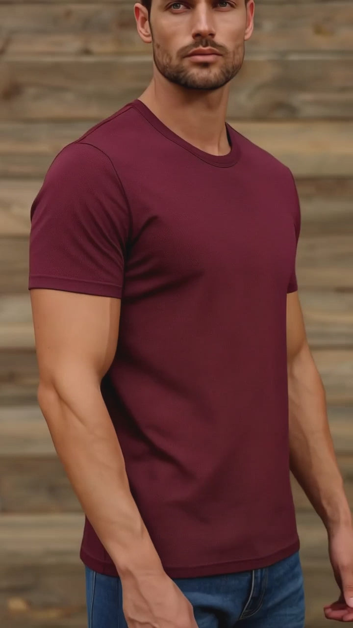 Set 5 Tricouri Bărbați 100% Bumbac – 94 Lei (18,8 Lei/Tricou) | EDACS