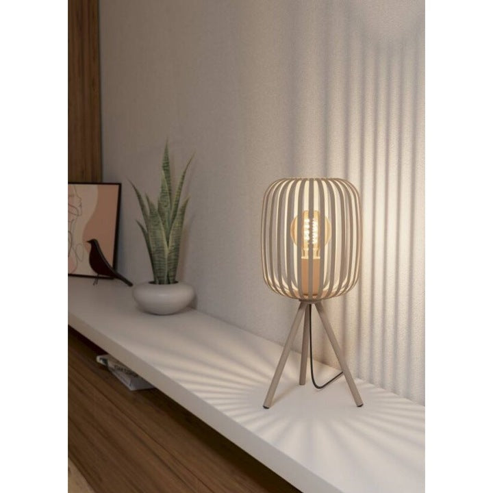 Veioza EGLO ROMAZZINA 900521, Ø200 mm, E27, 1X40W, IP20, otel culoarea nisipului